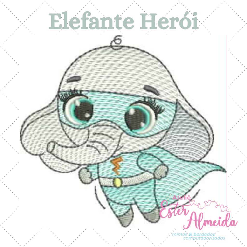 Bordado Elefante 38